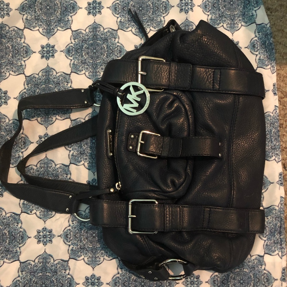 Navy Michael Kors purse